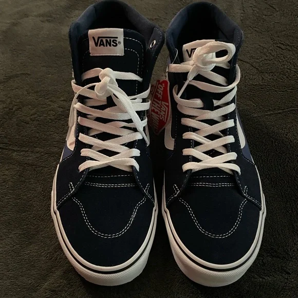 NWT Men’s Filmore Hi Suede Canvas Navy Vans Men main image 2